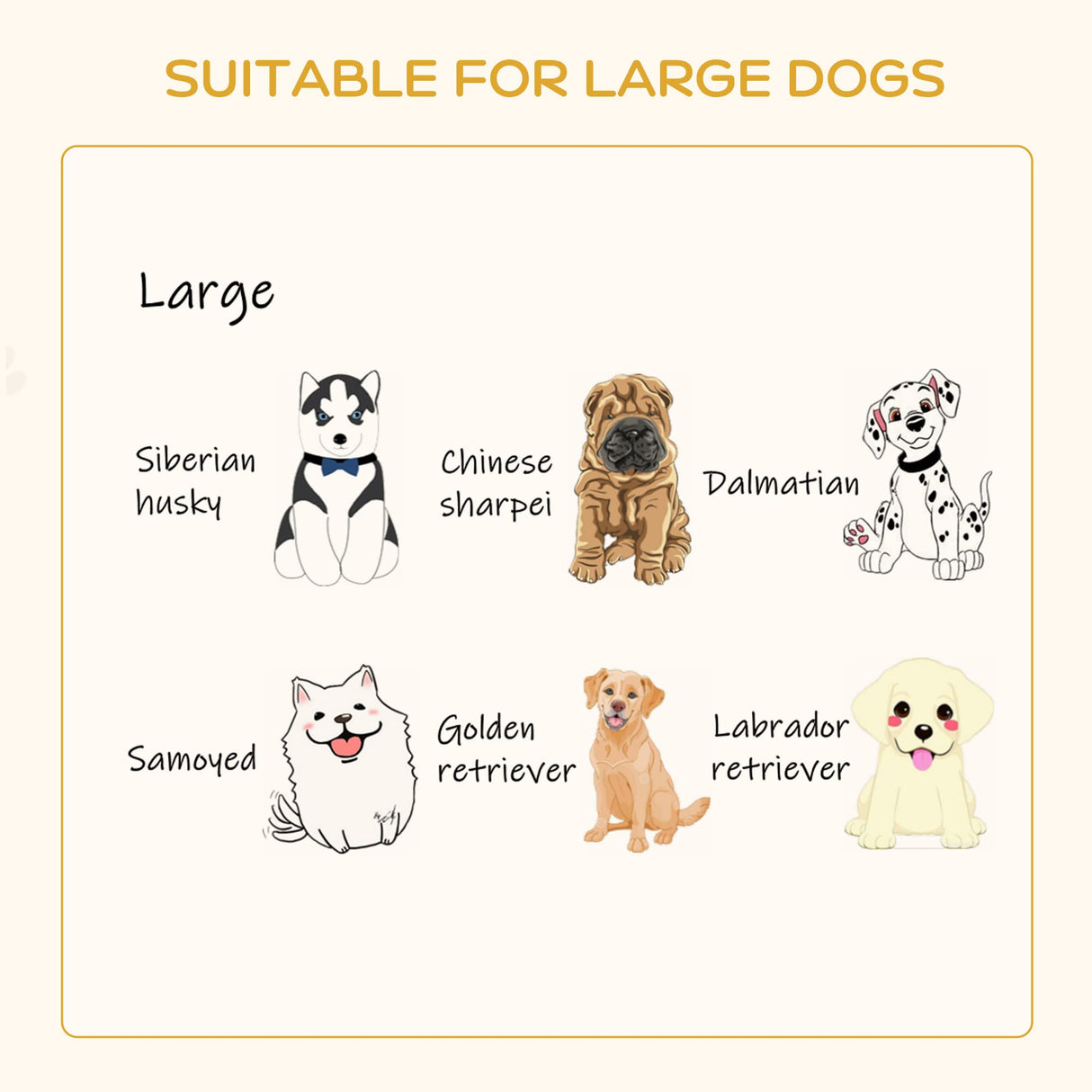 PawHut Large Dog Bed with Soft Foam Cushion, Wooden Dog Couch with Roomy Surface, Elevated, Slate Gray PawHut