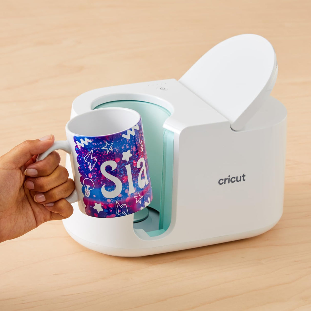Cricut Mug Press + 4 Blank Mugs (12oz Each) Cricut