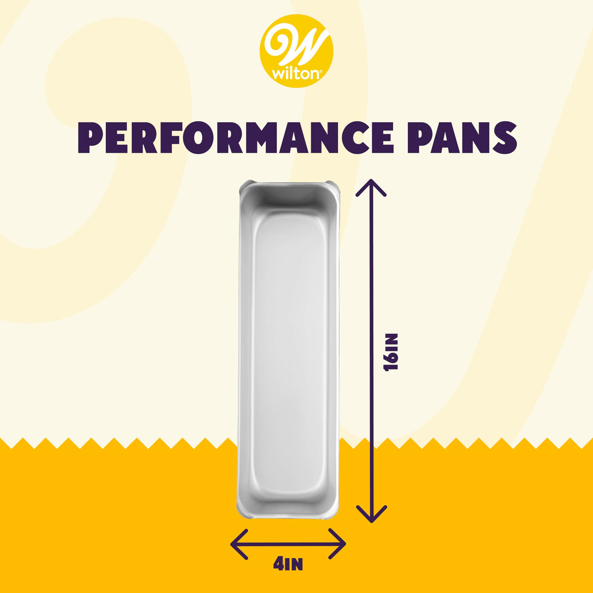Wilton Performance Long Loaf Pan, Jumbo, Silver Wilton