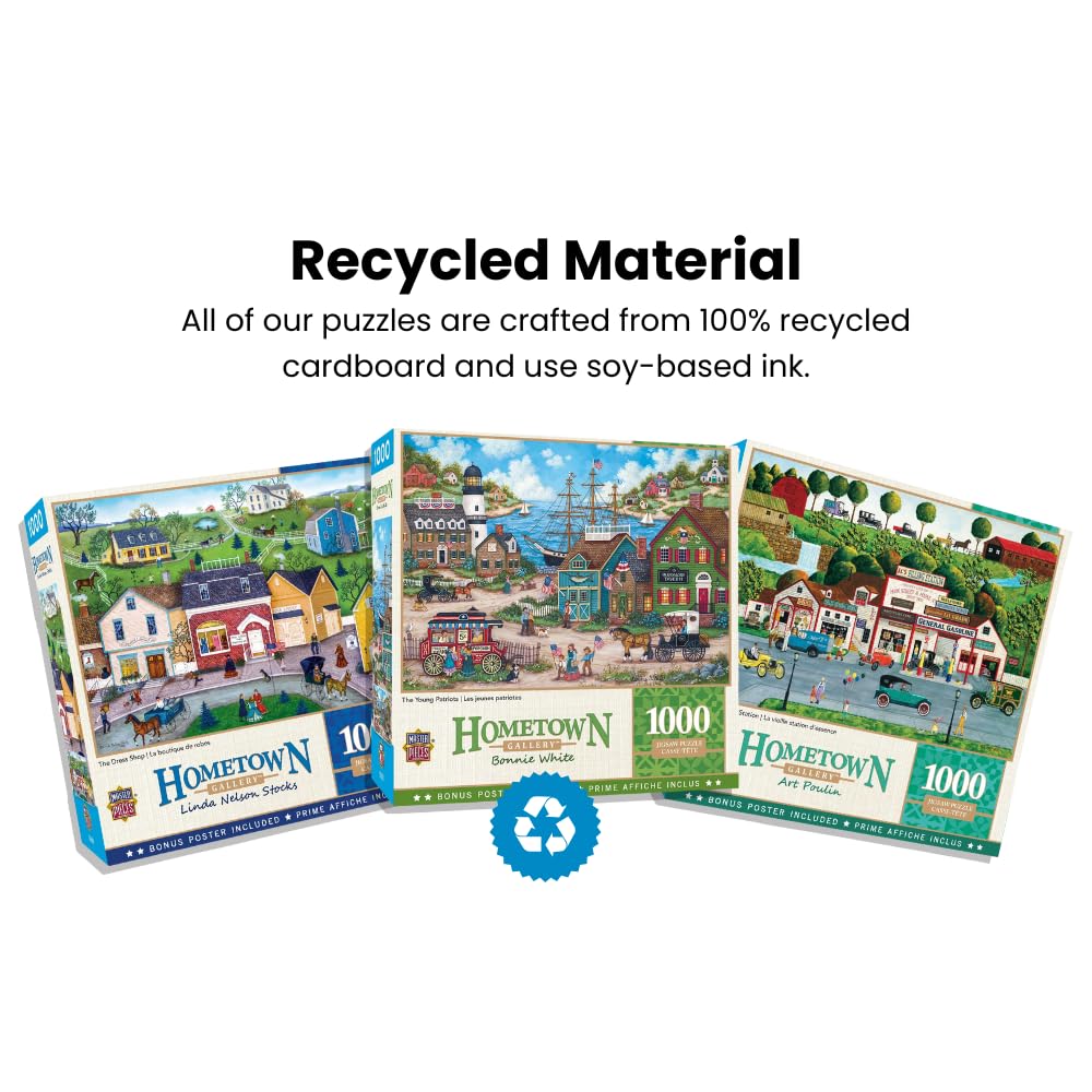 MasterPieces - 1000 Piece Jigsaw Puzzle, Crows Nest Harbor, Fun for Adults, Family, Kids, 19.25" x 26.75" Masterpieces