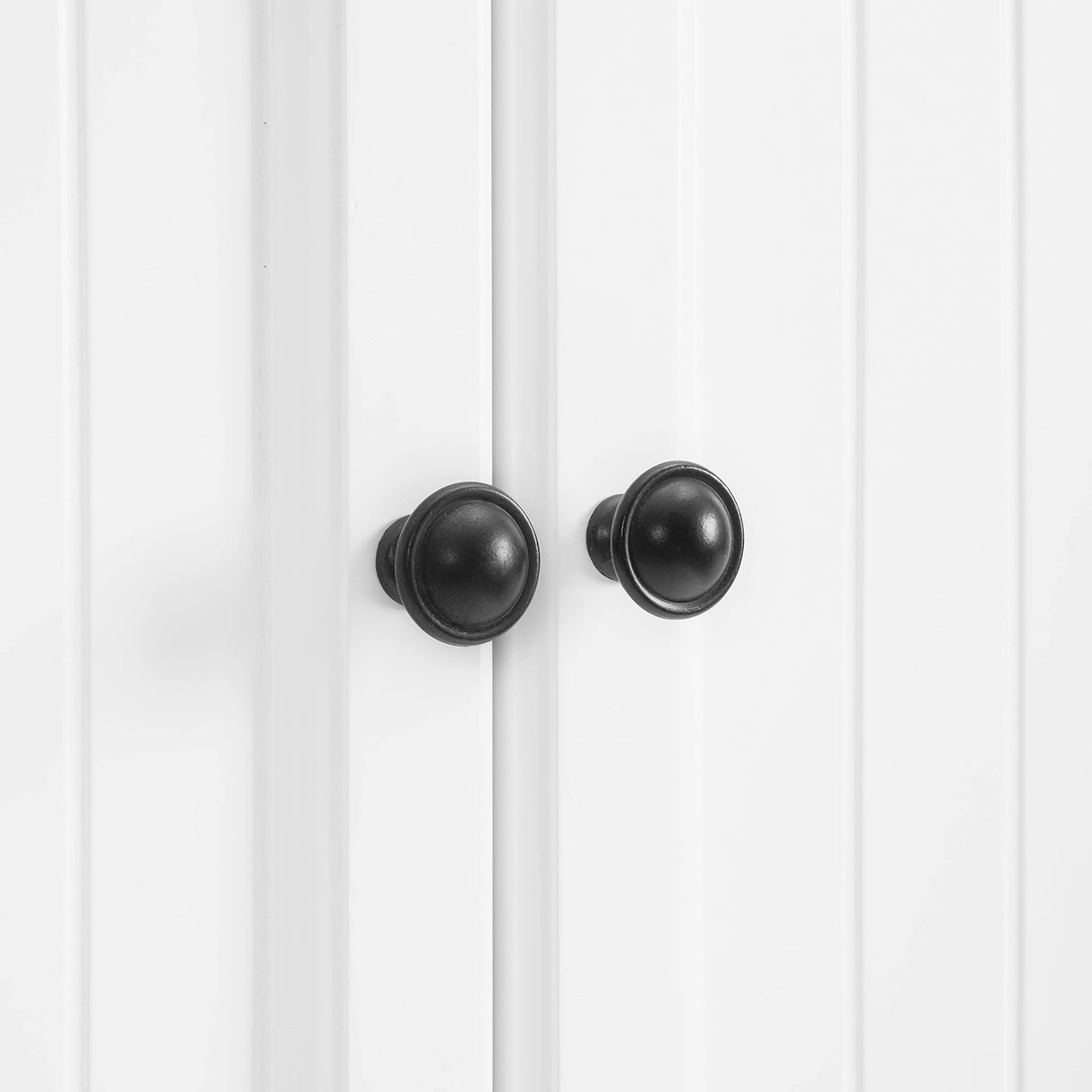 Crosley Furniture Shoreline Tall Pantry Storage Cabinet with Shelves, Kitchen, Dining, or Laundry Room, White Crosley Furniture