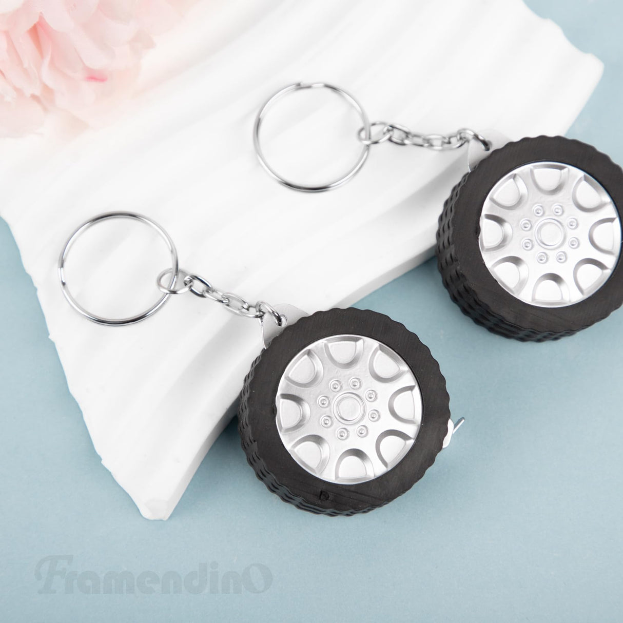 Framendino, 8 Pack Sublimation Measuring Tape Blanks Sewing Tape Measure 39.3 Inch Long for Office Framendino