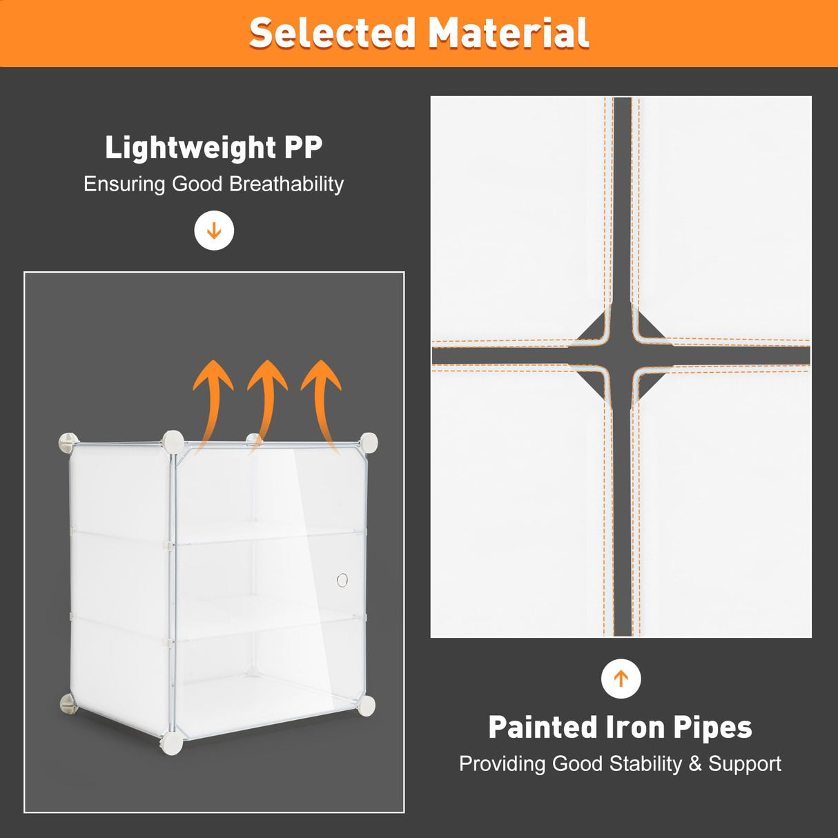 Portable Shoe Rack Organizer 72 Pair Shoe Storage Cabinet with Door 12 Tier Plastic Shoe Rack Shoe Organizer Stackable Shoe Shelves Detachable Shoe LOYALHEARTDY