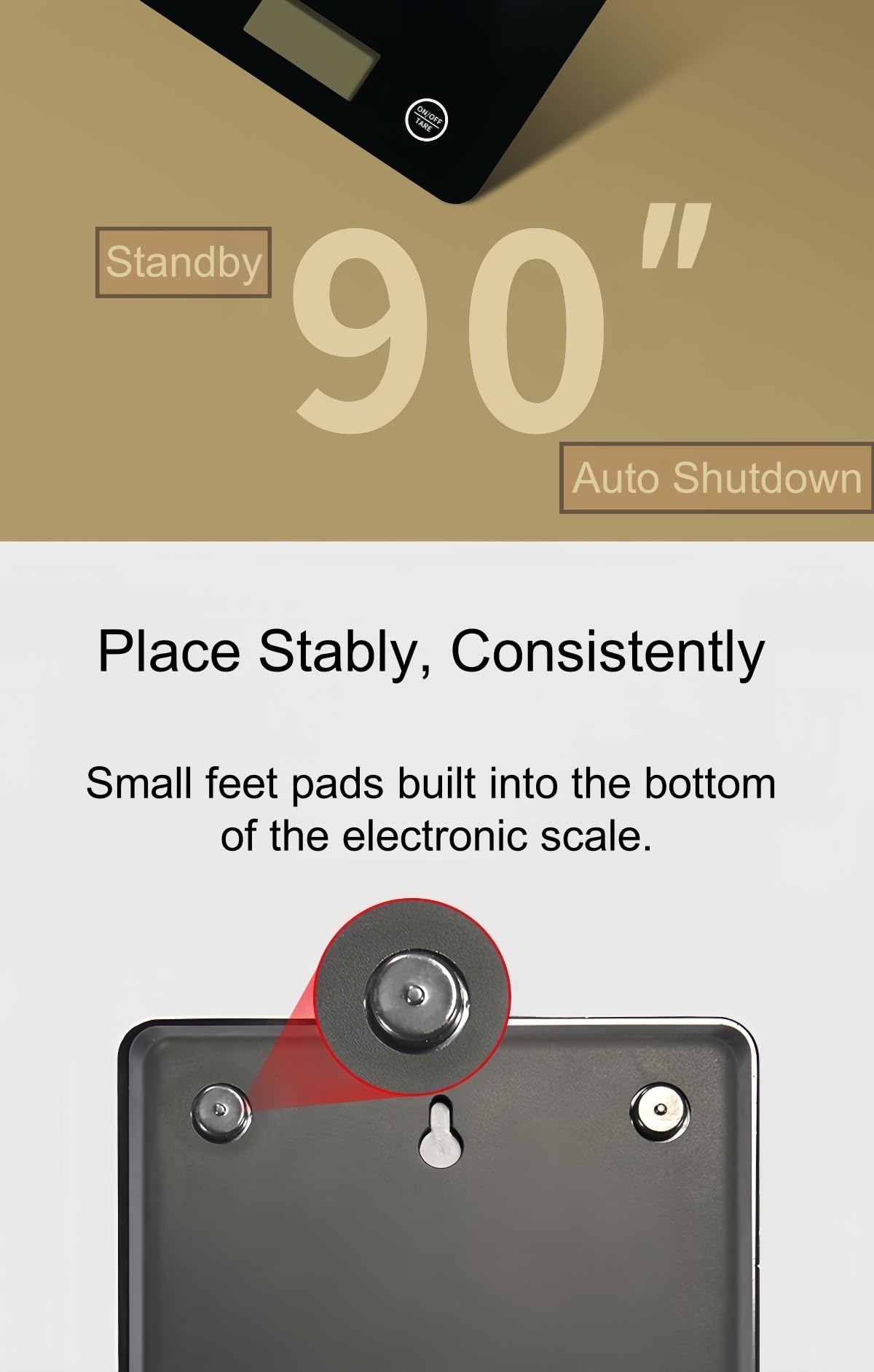 Digital Kitchen Scale, Food Scale with Tempered Glass, Grams and Ounces, 1g High Accuracy for Baking, Cooking, Food (Black Glass) DoonTyxiad