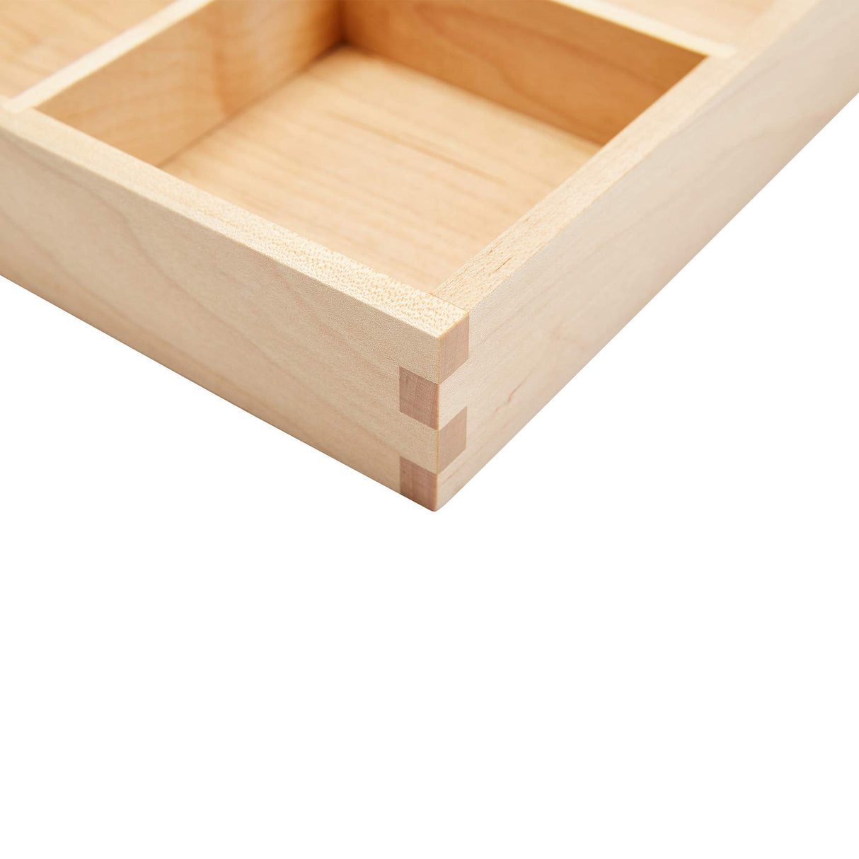 pandapark Wood Organizer Tray,Black Walnut,Desk & Drawer Storage Box (Maple Master) pandapark