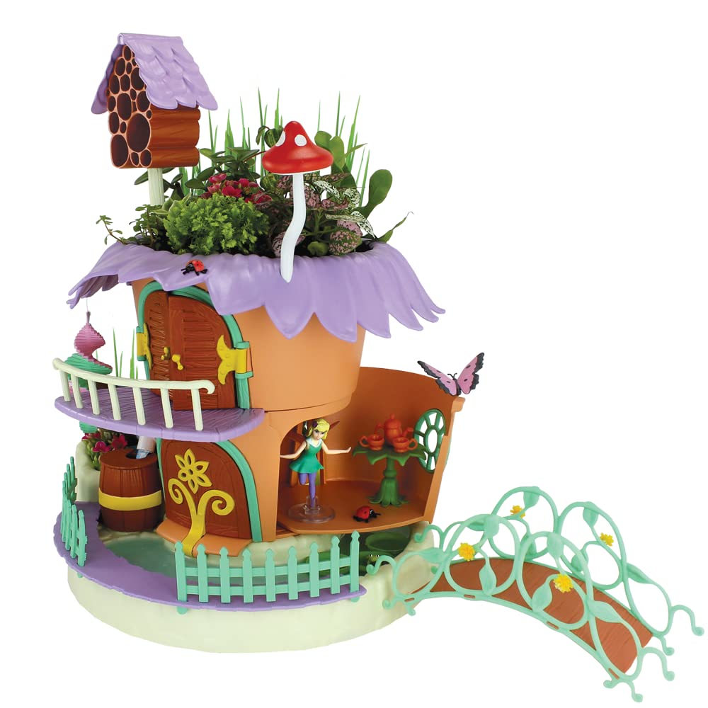 My Fairy Garden — Nature Cottage Toy Figurine and Plant Kit — Grow Your Own Magical Garden with Fairy Isla — Ages 4+ PlayMonster