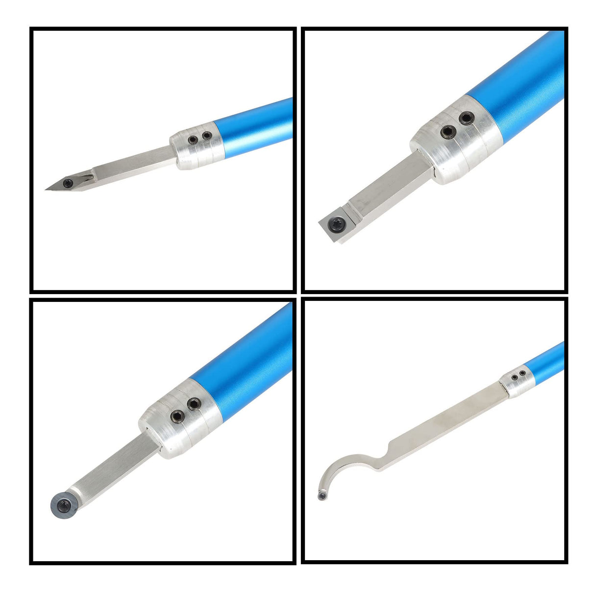 waltyotur 20 Inch Alloy Woodworking Turning Tool Suitable for Small and Medium Sized Turning Projects 12 Pieces waltyotur