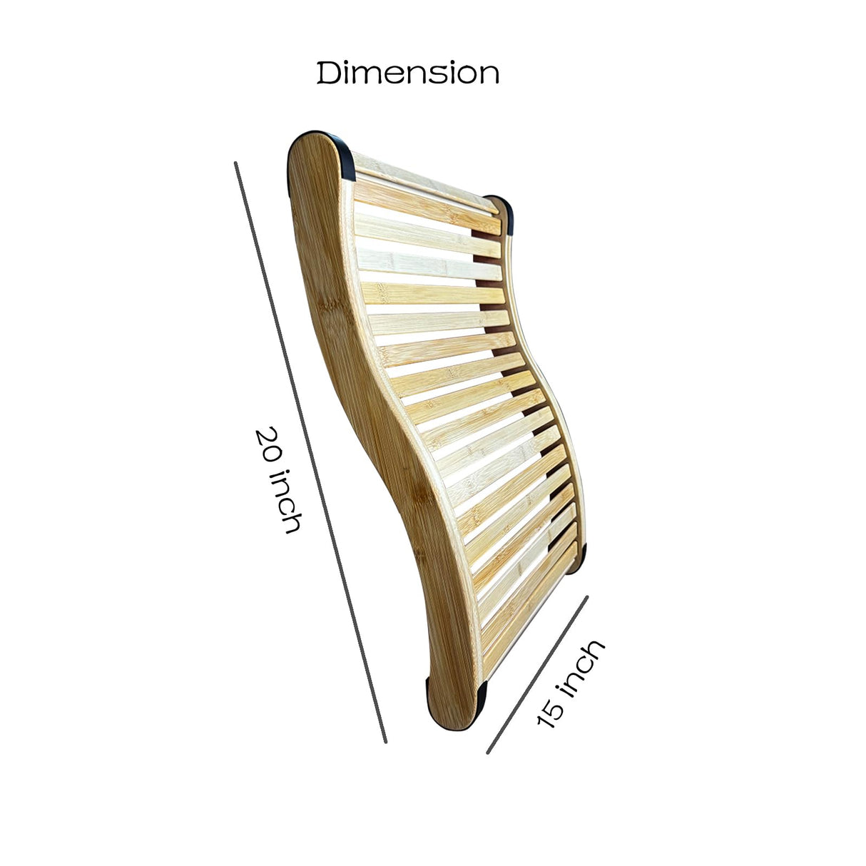 NUIBY Natural Bamboo Sauna Backrest, Cooler and More Flexible Than Wood, Complete with 2 Sauna Hats and 2 Seat Pads, Features Anti-Slip Rubber Pad. Sauna Accessory Set. (2 Pack) NUIBY