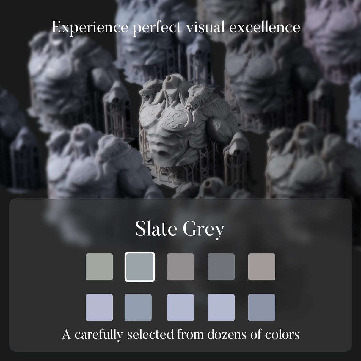 2kg 3D Printing Resin Conjure Standard Resin, Upgraded High Precision 405nm Standard UV Light Curing Photopolymer Fast Curing Resin for LCD/DLP/MSLA 3D Printer (Black, 2kg) chitu systems