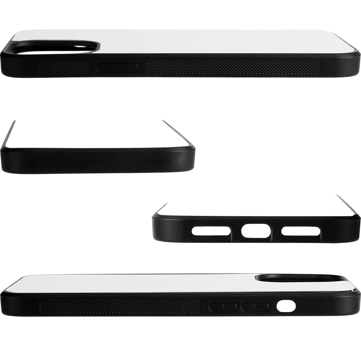 Konohan 6 Pieces Sublimation Blank Phone Case Cover Blank Printable Phone Case for DIY Customize Heat Press Rubber Protective Case(Compatible with iPhone 12/12 Pro) Konohan