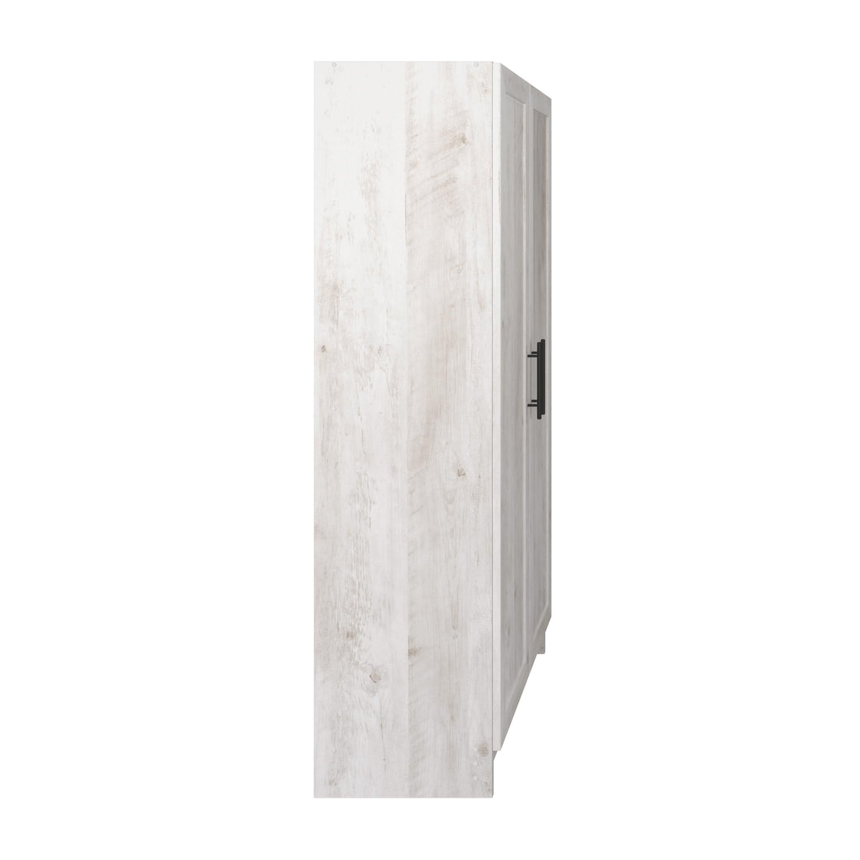 Prepac Elite Rustic White Storage Cabinet with Shaker Doors and Adjustable Shelves Prepac