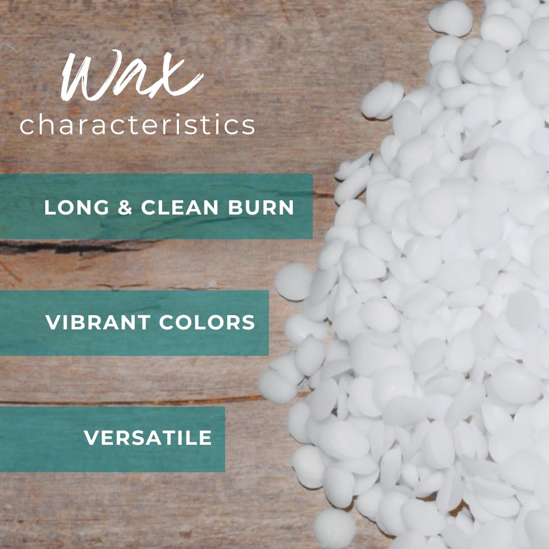 General Purpose Paraffin Wax Beads 5lb - Bulk Wax for Candle Making, Canning, Waterproofing, Furniture/Metal Preservation DIY Projects. 100% Fully Refined Paraffin Candle, Cera para Velas Direct Candle Supply