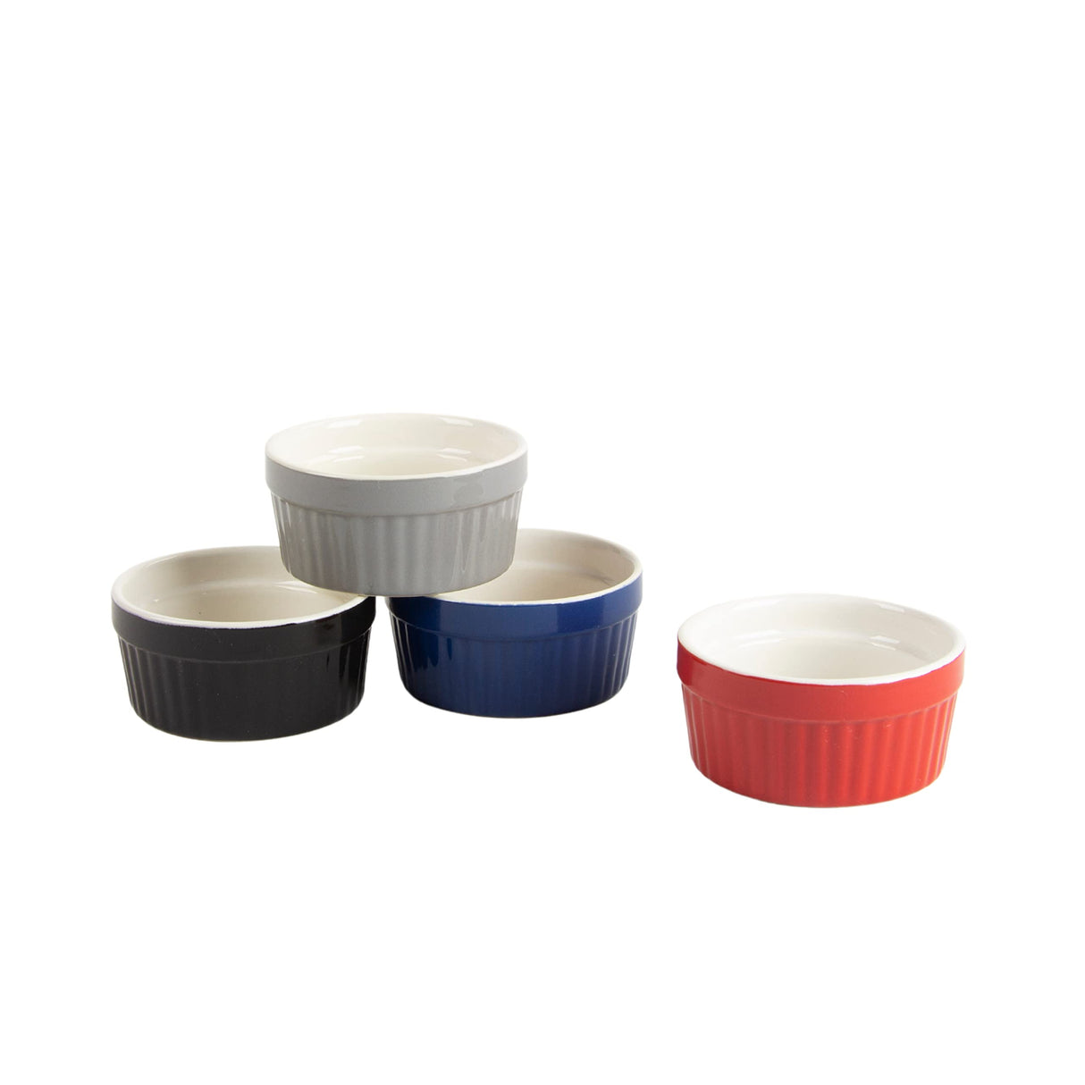 10 Strawberry Street Roma Ramekin Set of 6, 4 oz, Blue 10 Strawberry Street
