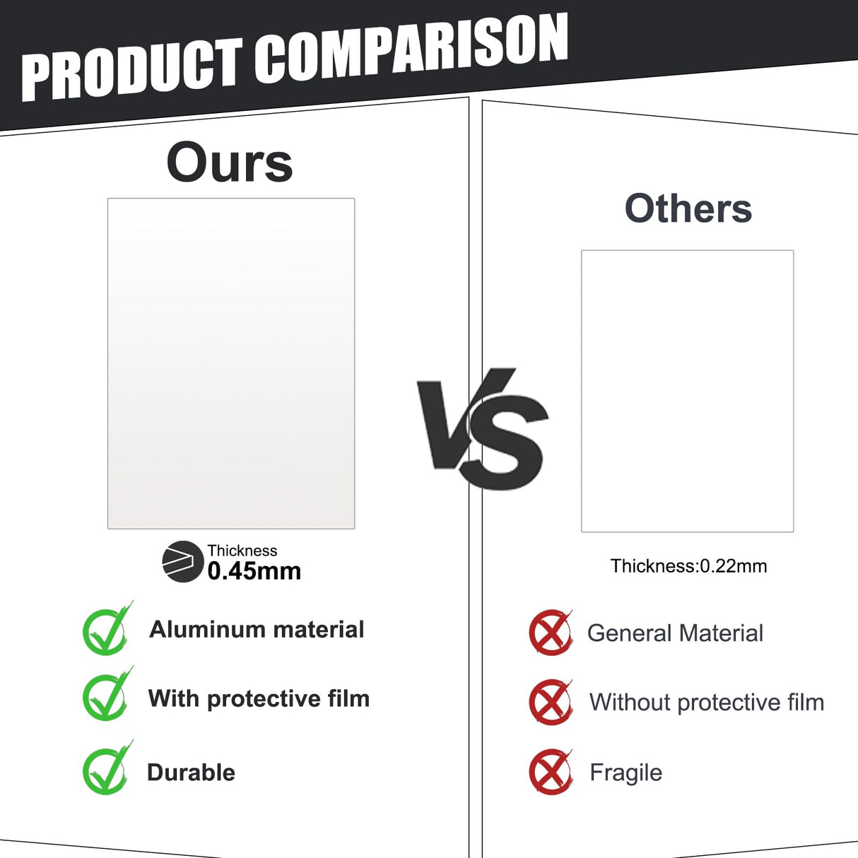 GGSTDDUP 30 PCS Metal Sublimation Photo Blank, 8 x 10 Inch Aluminum Photo Sign Sublimation Poster Art Aluminum Plate for DIY Crafting Gifts (8x10 Inch) GGSTDDUP