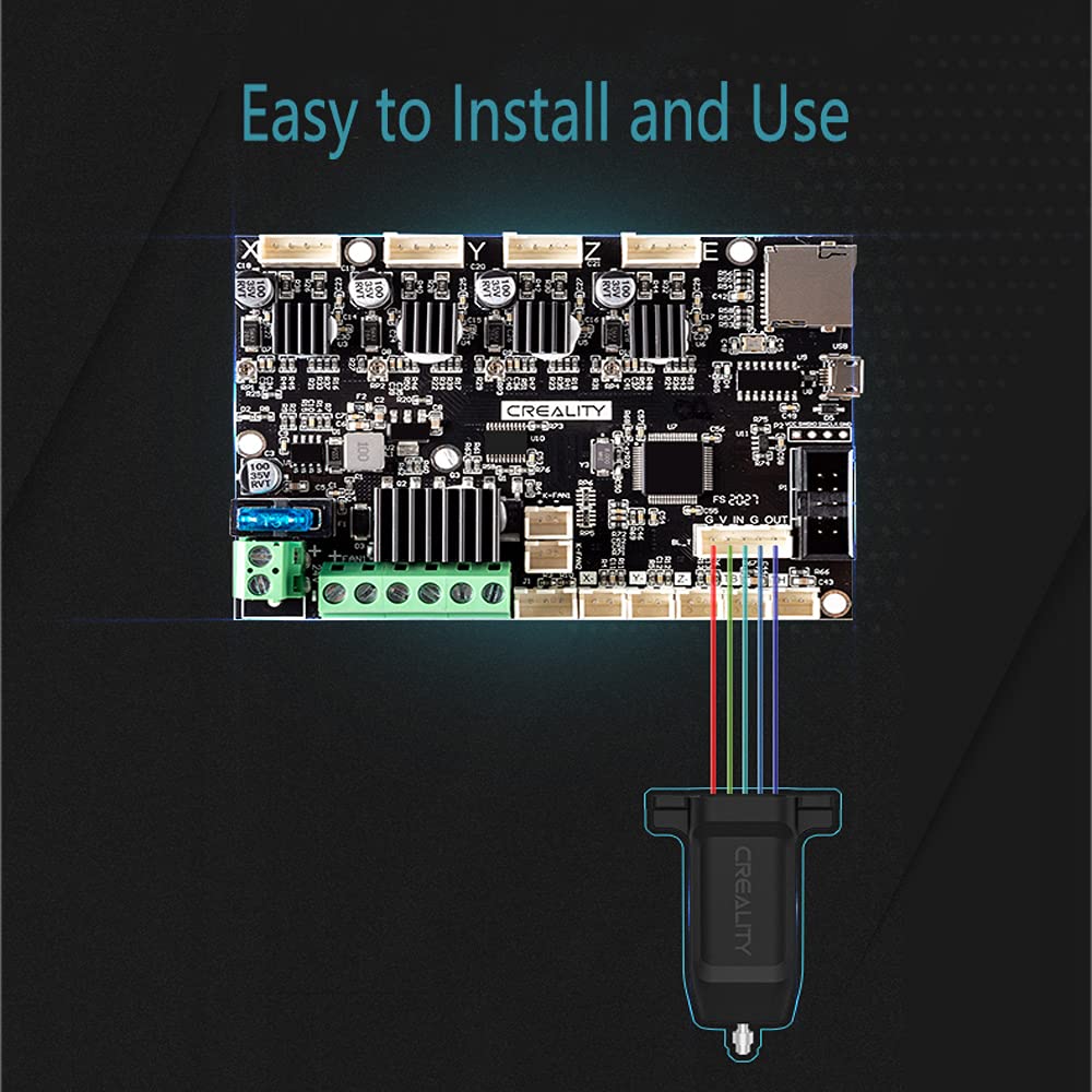 Creality CR Touch Auto Bed Leveling Sensor Kit Compatible to Ender 3 V2/Ender 3 Pro/Ender 3/Ender 3 Max/Ender 5/Ender 5Pro/CR 10 with 32 Bit V4.2.2/V4.2.7 Mainboard 3D Printer Lutyr