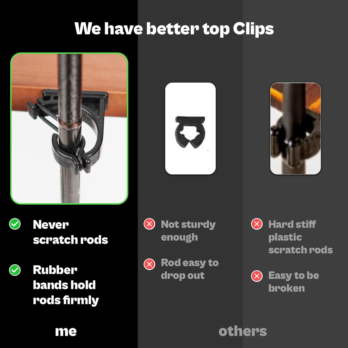 VEYWANE Fishing Rod Storage Racks, 100% Wood Floor Stand Fishing Pole Holders for Garage of 14 Rods or Combos VEYWANE