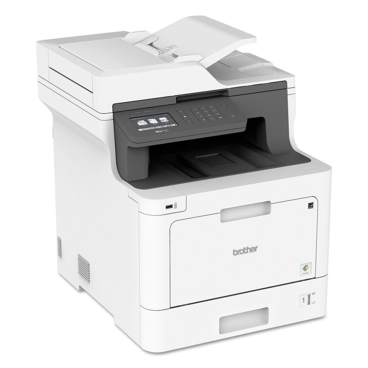 Brother Printer MFCL8610CDW Business Color Laser All-in-One with Duplex Printing and Wireless Networking, White, 21.2" x 17.1" x 20.7" Brother