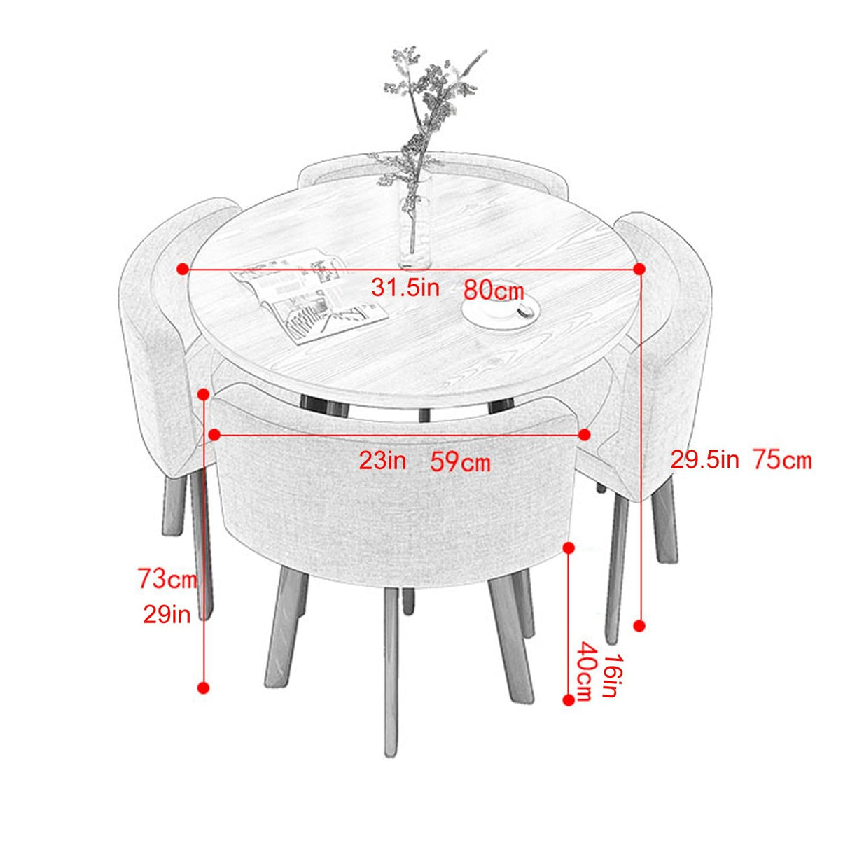 Reception Negotiation Table, Small Conference Room Tables, Business Conference Room Coffee Table, Nordic Negotiation Table And Chair, Office Meeting Room Reception Negotiation 1 Table 4 Chairs ( Color PAKMEZ