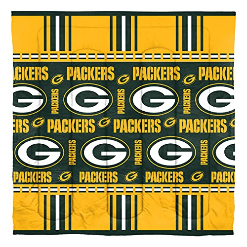 Northwest NFL Green Bay Packers Bed in a Bag Set, Full, Rotary Northwest