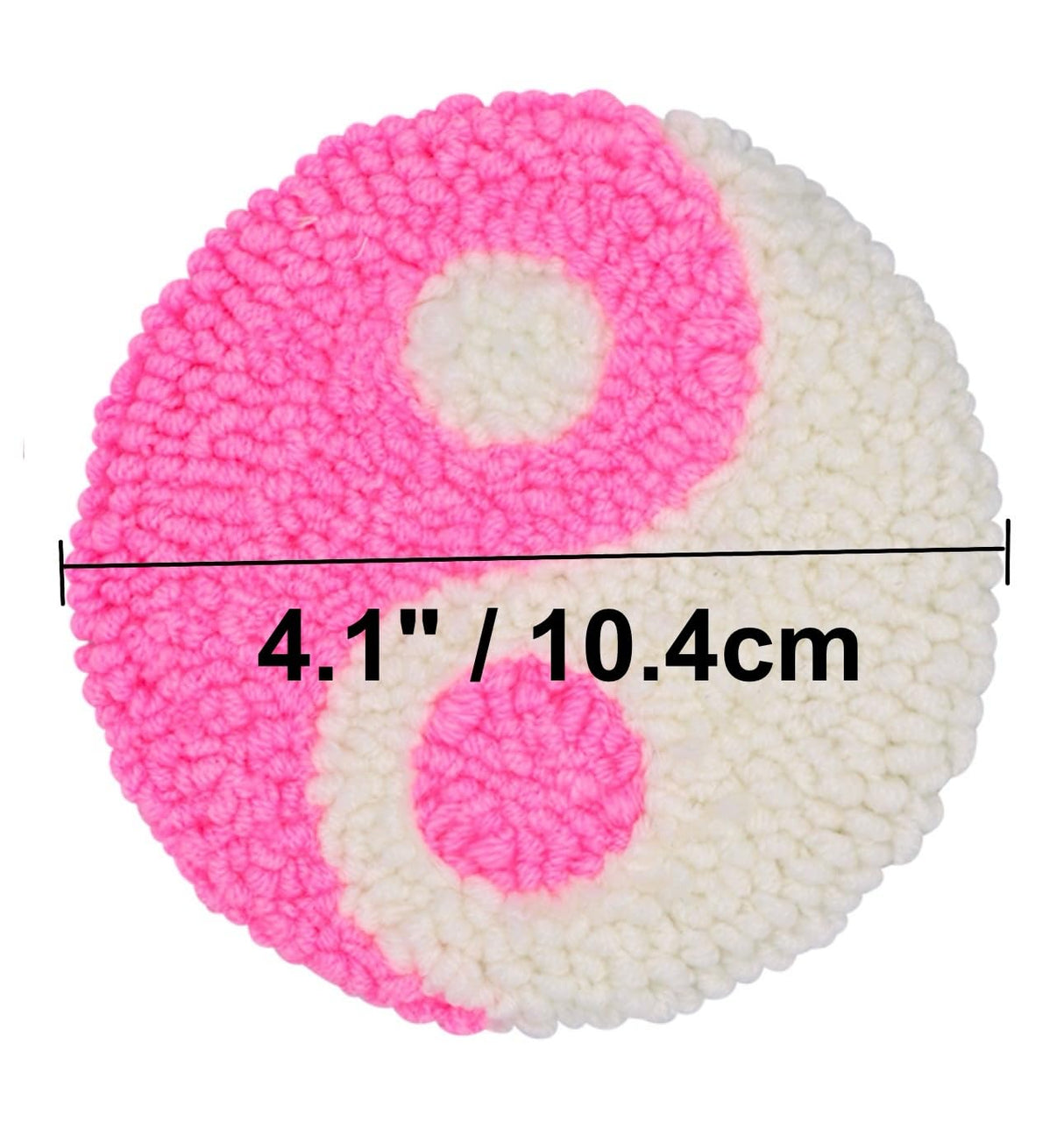 Mefatus Punch Needle Kit for Beginners Adults Kids Easy Punch Needle Embroidery Kit Tool Threader Fabric Hoop Yarn Rug Tufting Coaster Art and Crafts Mefatus