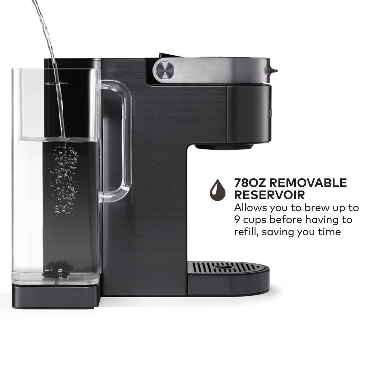 Keurig K-Supreme Plus SMART Coffee Maker, Single Serve K-Cup Pod Coffee Brewer, BREWID and MultiStream Technology, 78 Oz Keurig