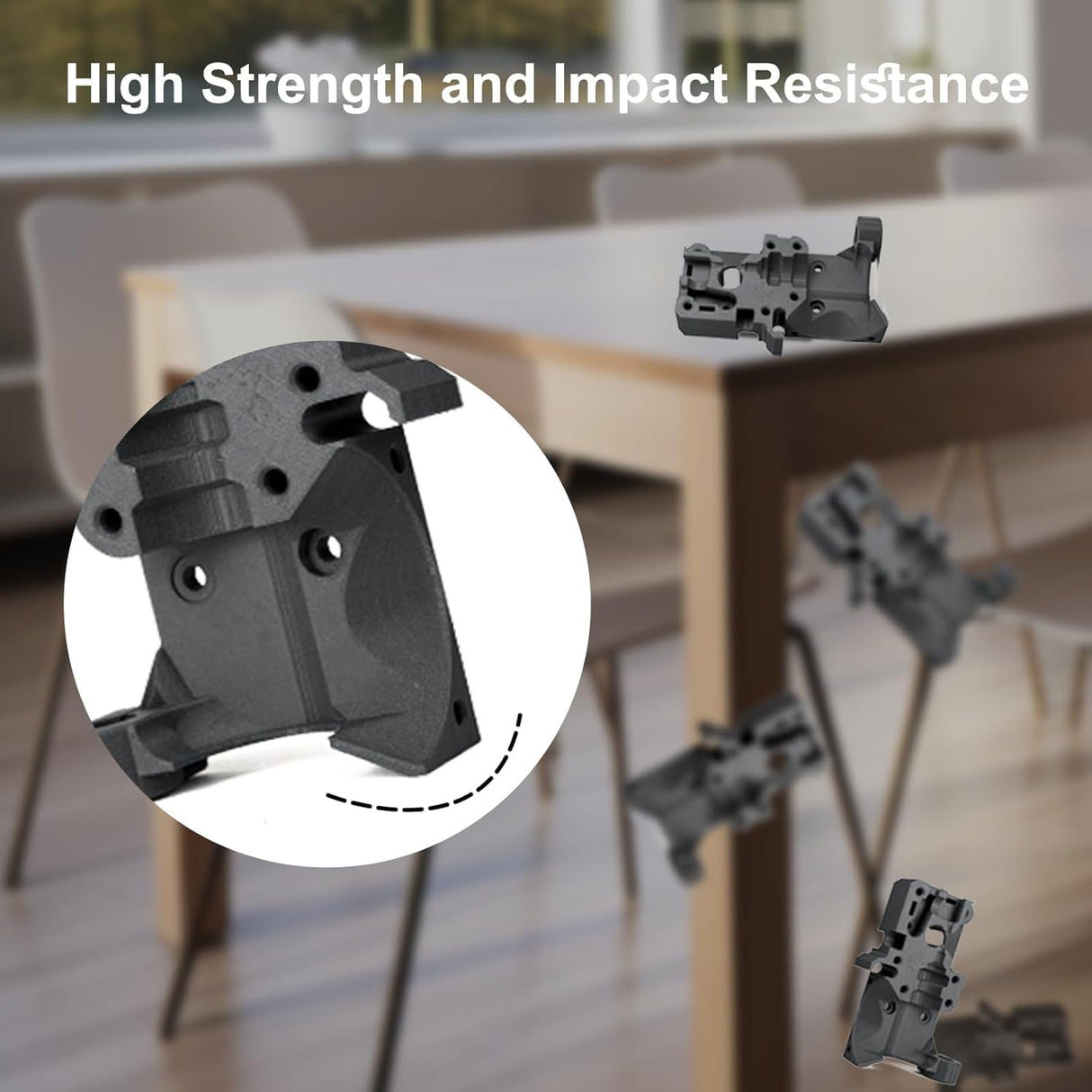 Siraya Tech Fibreheart ASA-GF 3D Printer Filament, 10% Glass Fiber Reinforced, Superior Weather & UV Resistance, High Strength & Thermal Stability for Outdoor & High-Impact Applications (1kg, Black) Siraya Tech