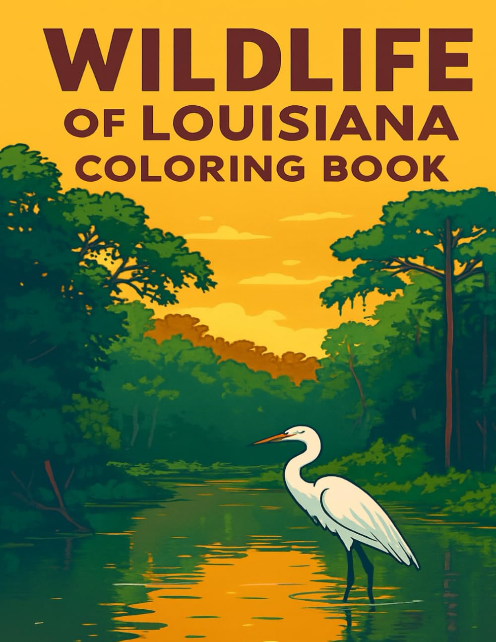 Wildlife of Louisiana Coloring Book Majosta