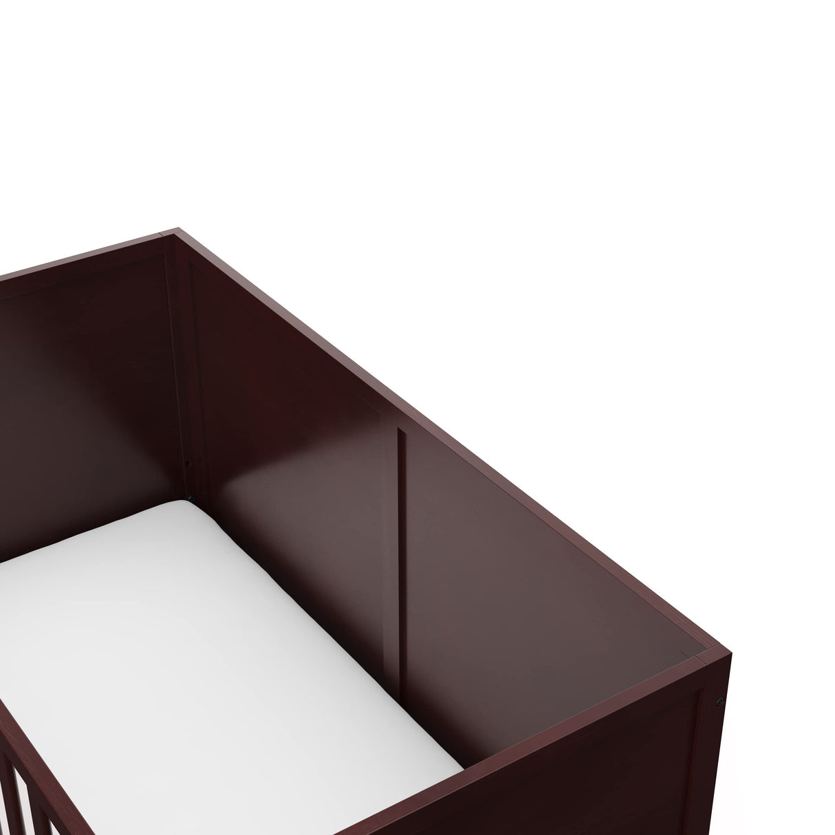 Graco Theo 3-in-1 Convertible Crib (Espresso) - GREENGUARD Gold Certified, Converts to Toddler Bed & Daybed, Fits Standard Full-Size Crib Mattress, 4 Adjustable Mattress Heights Graco