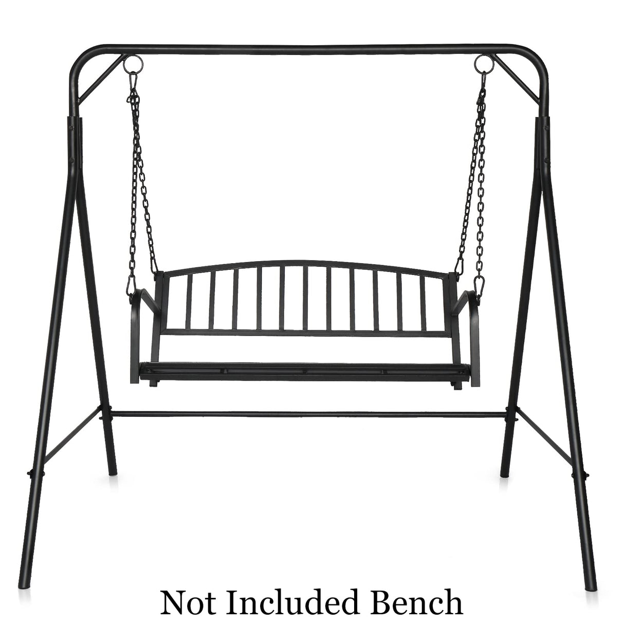 Outvita Metal Swing Stand, 550lbs Heavy Duty Steel A-Frame Stand Powder Coated Finish for Kids, Adults Outdoor Backyard Patio Porch Outvita