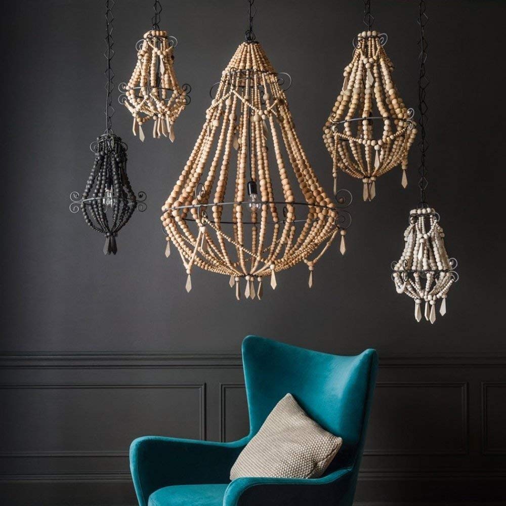 Hagao Natural Wood Beads Round Ball Wooden Loose Beads Unfinished Wood Spacer Beads for Craft-Making 200pcs (16mm) Hagao