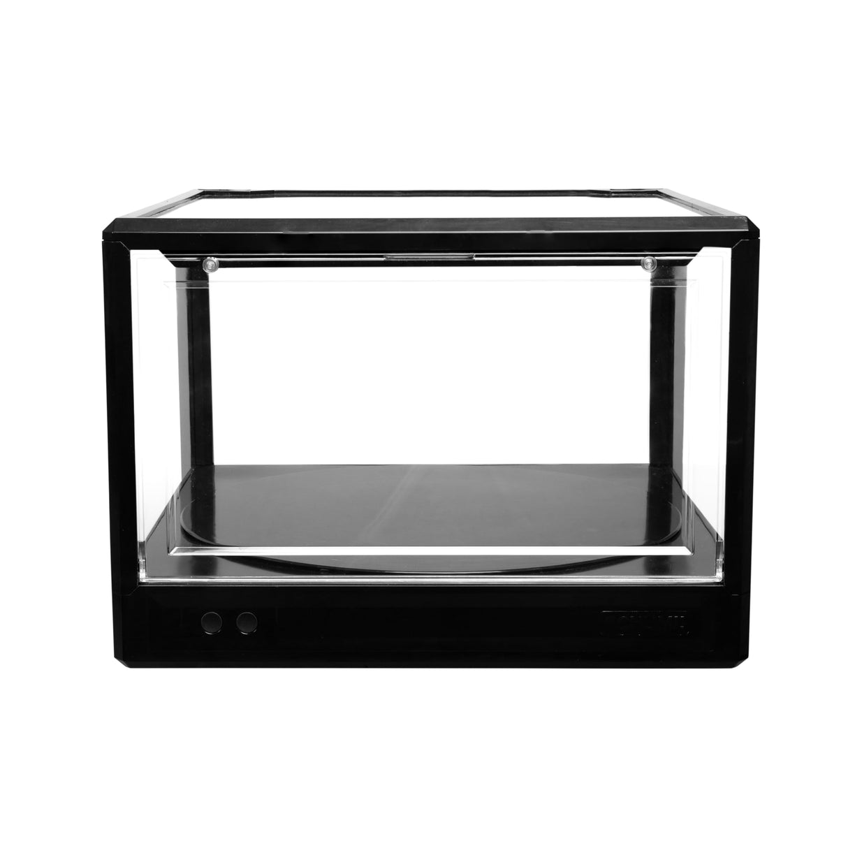 SCHUMI Display Case for Collectibles - LED Stackable Shoe Organizer with 360 Rotation - Display Case Cabinet for Sport Helmet, Toys, Football, Basketball and Collectables Display SCHUMI!