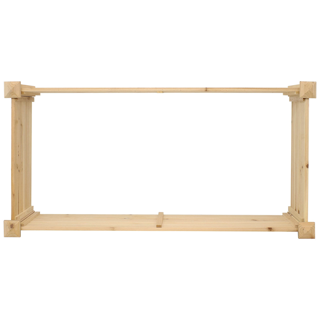 Sunnydaze 48.25-Inch Rectangular Wood Raised Garden Bed - Elevated Planter Box for Flower, Vegetable, and Herb Gardening Sunnydaze