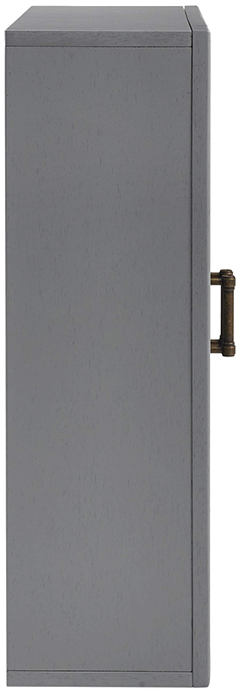 Crosley Furniture Tara Wall Mounted Bathroom Storage Medicine Cabinet with Shelves, Vintage Gray Crosley Furniture