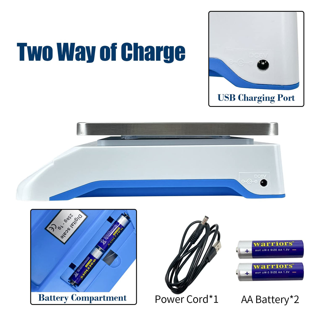 Sutekus Digital Scales 0.04oz to 55lbs - Precise Kitchen Scale for Cooking, Home & Postal Sutekus