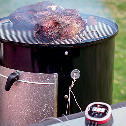 Weber 18-inch Smokey Mountain Cooker, Charcoal Smoker,Black Weber
