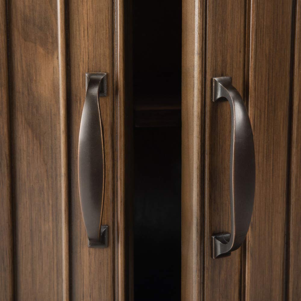 SIMPLIHOME Connaught SOLID WOOD 40 Inch Wide Traditional Storage Cabinet in Rustic Natural Aged Brown, For the Living Room, Entryway and Family Room SIMPLIHOME