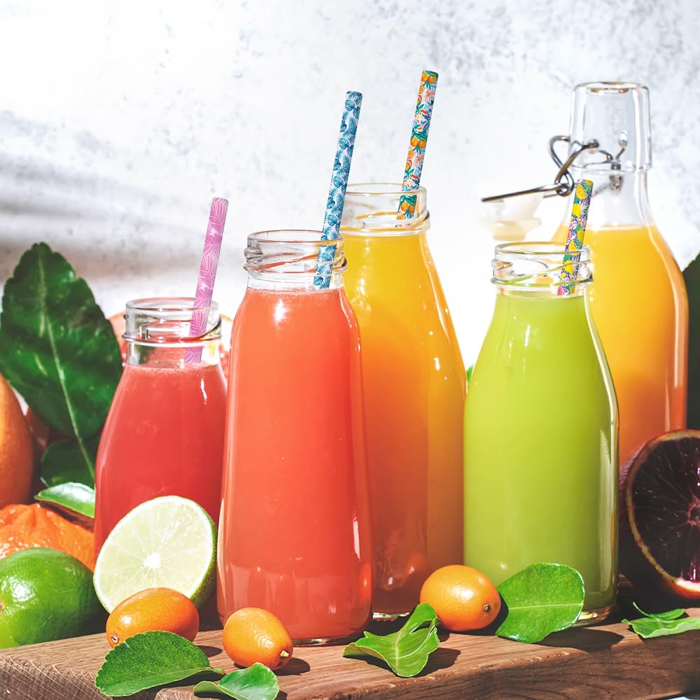 PYD Life 10 PCS Sublimation Reusable Drinking Stainless Steel Metal Straws Blanks White 0.5" x 12.4" for 42 OZ Yeti Mugs Boba Coffee Cups Tumblers PYD Life