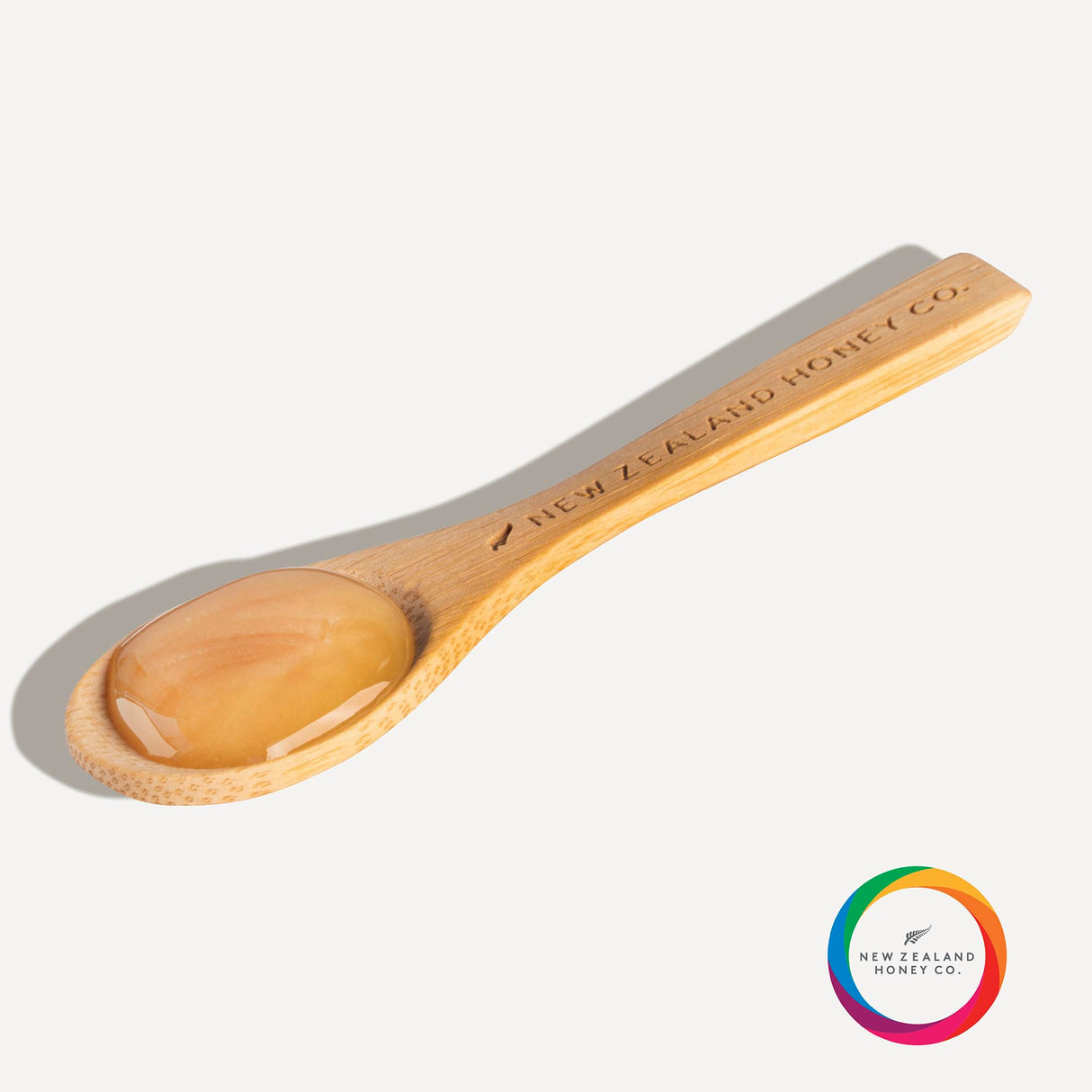 New Zealand Honey Co. Manuka Honey Bamboo Spoon 4.7 inches (12cm) NEW ZEALAND HONEY CO