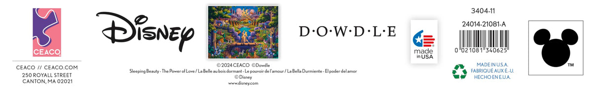 Ceaco - Disney - Dowdle - Sleeping Beauty - The Power of Love - 1500 Piece Jigsaw Puzzle Ceaco
