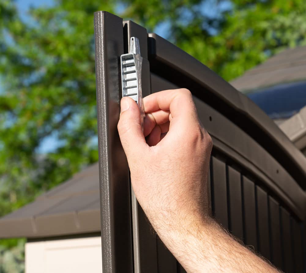 Lifetime 6446 Outdoor Storage Shed, 8 x 15 Foot, Desert Sand Lifetime