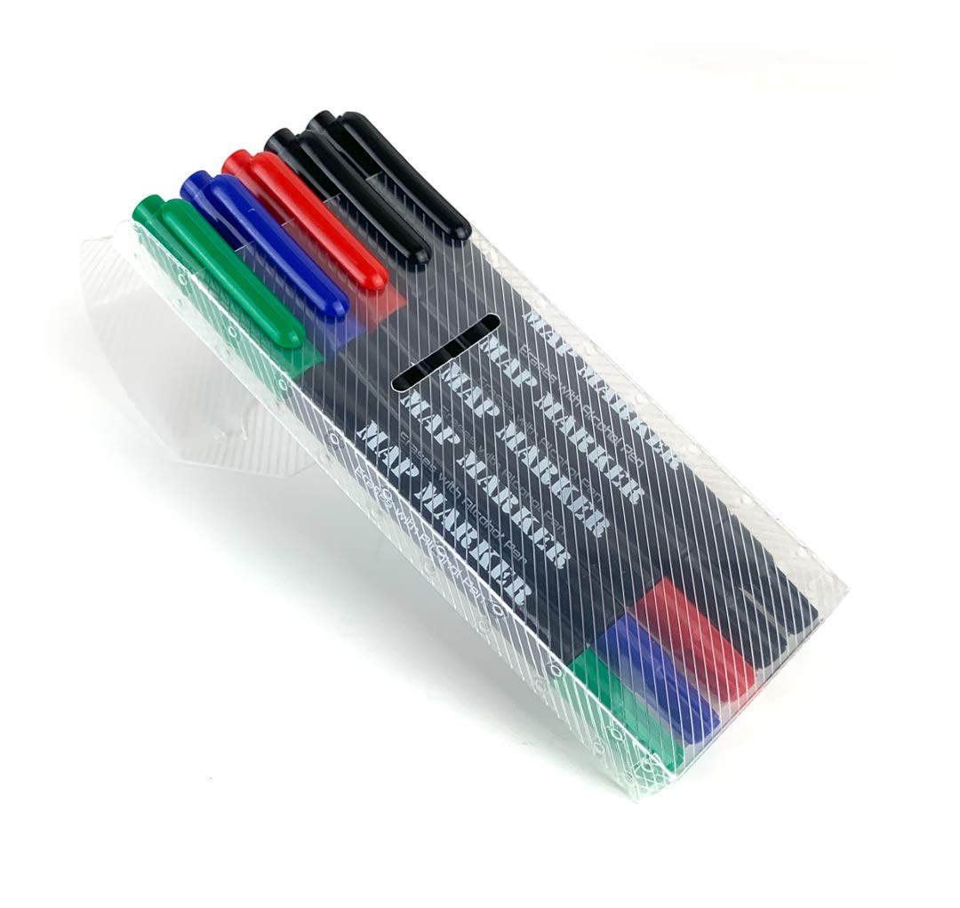 Lifefficient Products Map Markers - Dual Tip, Pack of 5 Lifefficient Products