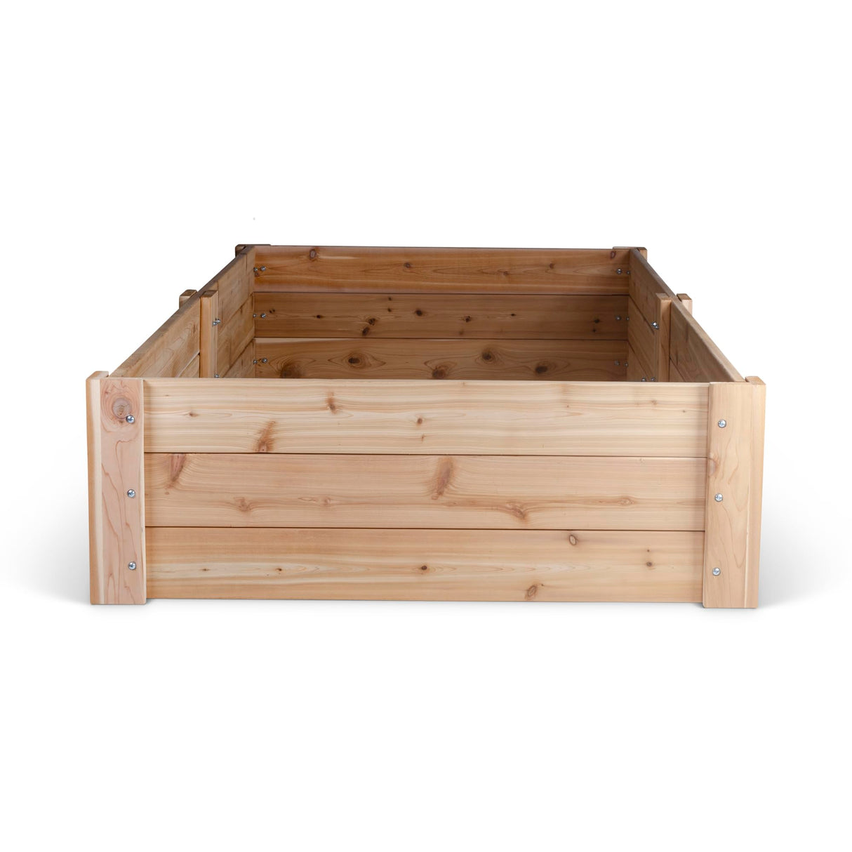 Infinite Cedar Premium Cedar Raised Garden Bed - 4' x 8' x 16.5" H - 1" Thick Wood Infinite Cedar