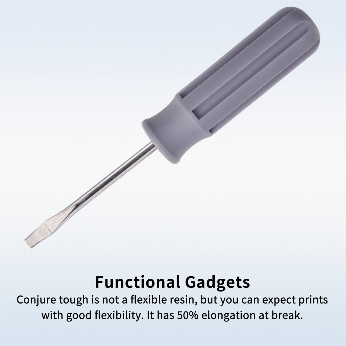 Chitu Systems Conjure Tough Resin 3D Printer Resin Non-Brittle and Durable,Highly Toughness Low Shrinkage 405nm UV-Curing Resin Standard Photopolymer Resin for DLP/LCD/mSLA 3D Printer (White, 1000g) chitu systems