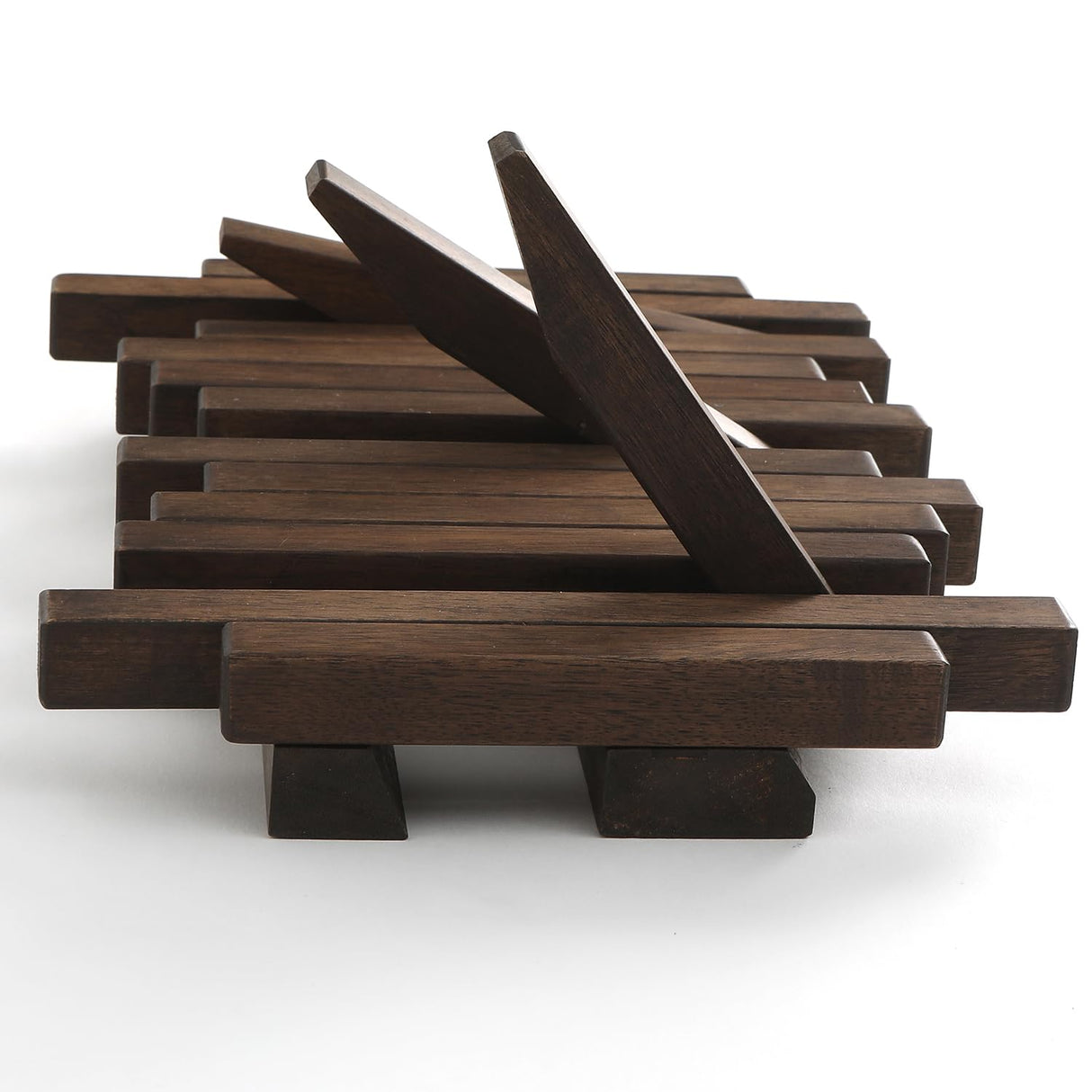 GOGREEBELL Natural Wood Wall Mounted Piano Coat Rack| Coat Rack Wall Mount| Flip Down Wall Hook Rack 3 Hooks| Entryway Wall Art Hook,Made of Acacia Wood (Dyed with Wood Wax Oil).Wall Art GOGREEBELL