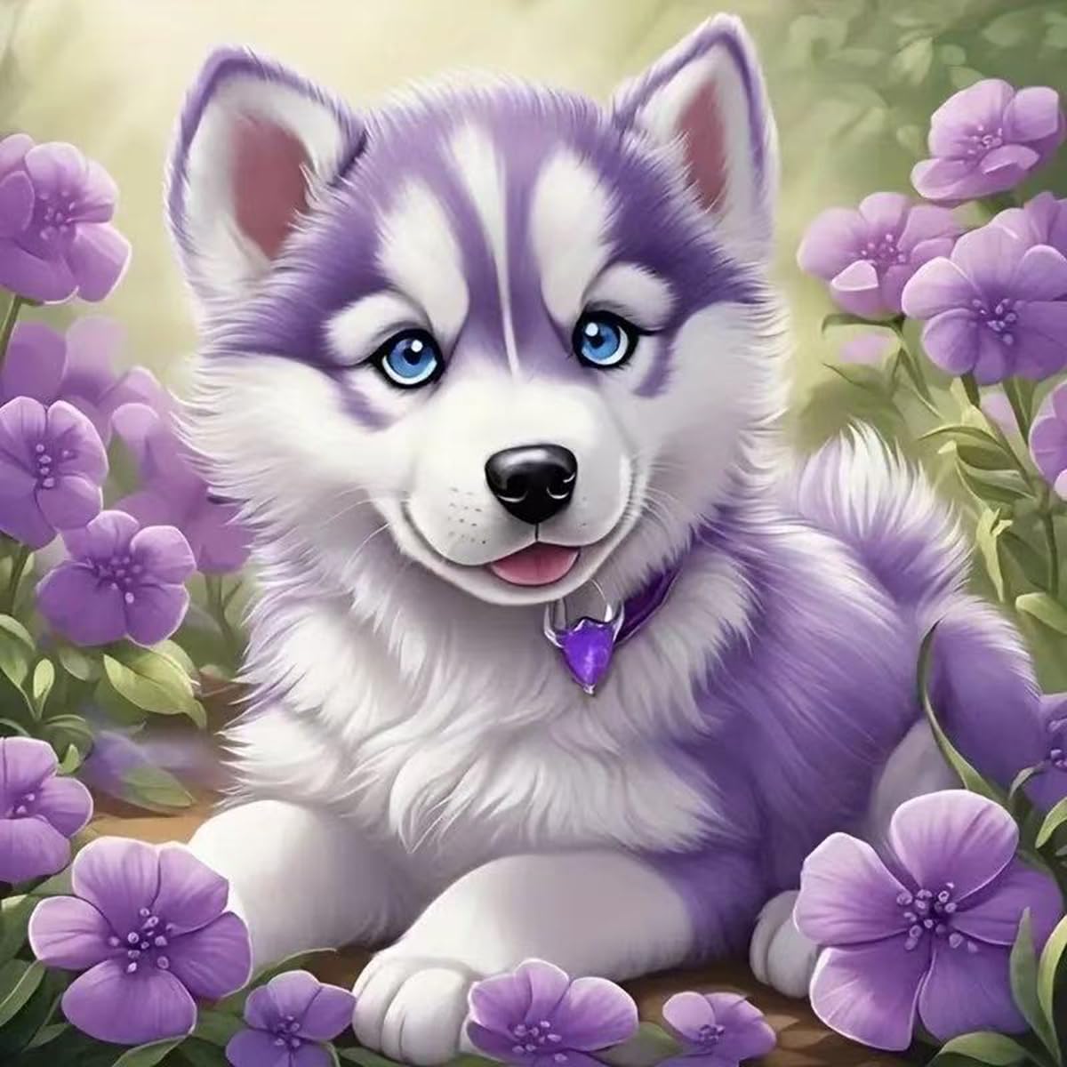 GEMFAMILY 5D Diamond Painting Kits,Animal Dog Diamond Art Kits for Adults with Diamond Dots Kits for Home Decor GEMFAMILY
