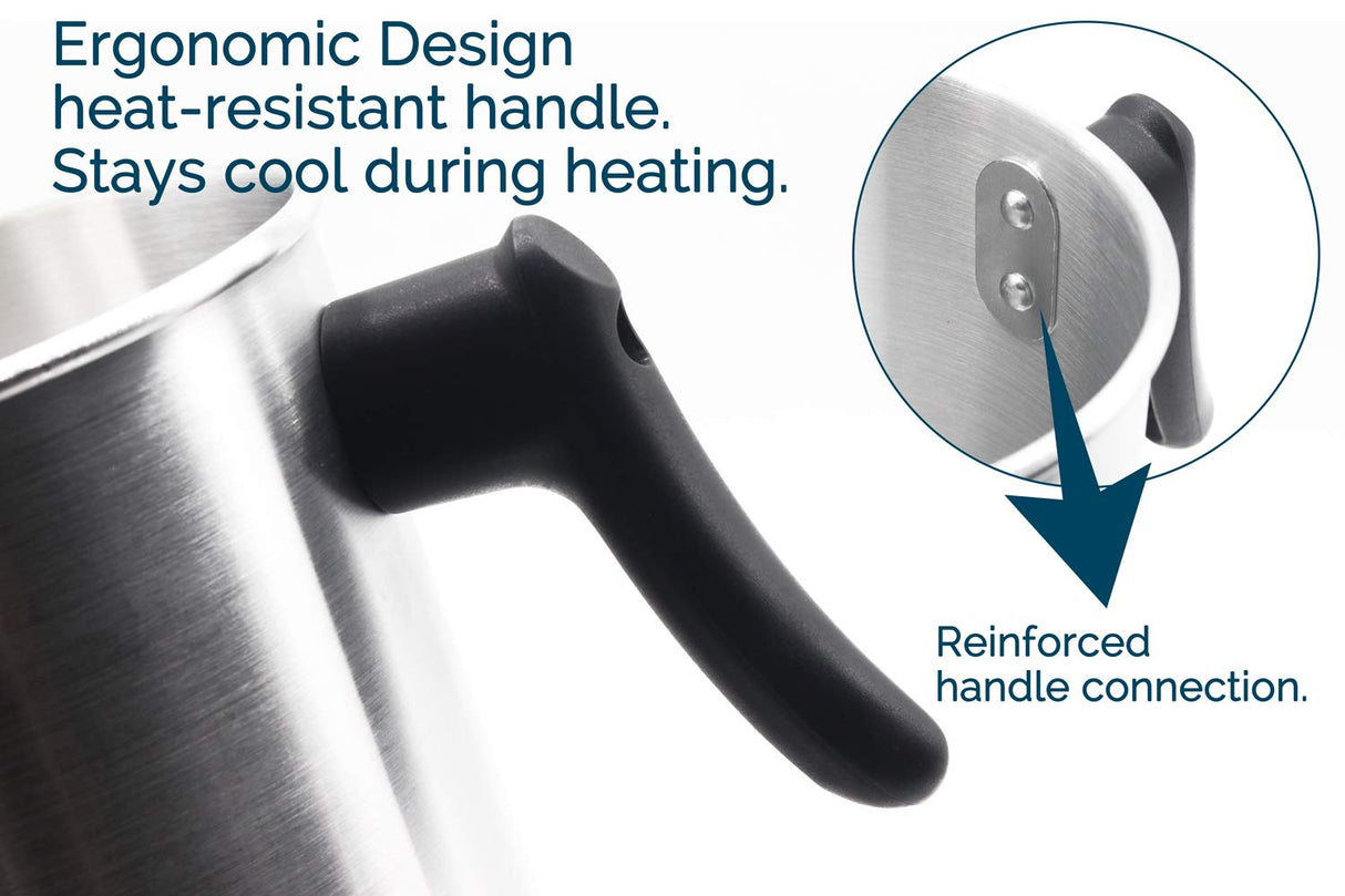 Aroparc Candle Making Pouring Pot 101oz, Wax Melting Pot, Dripless Pouring Pitcher for Candle Making Aroparc