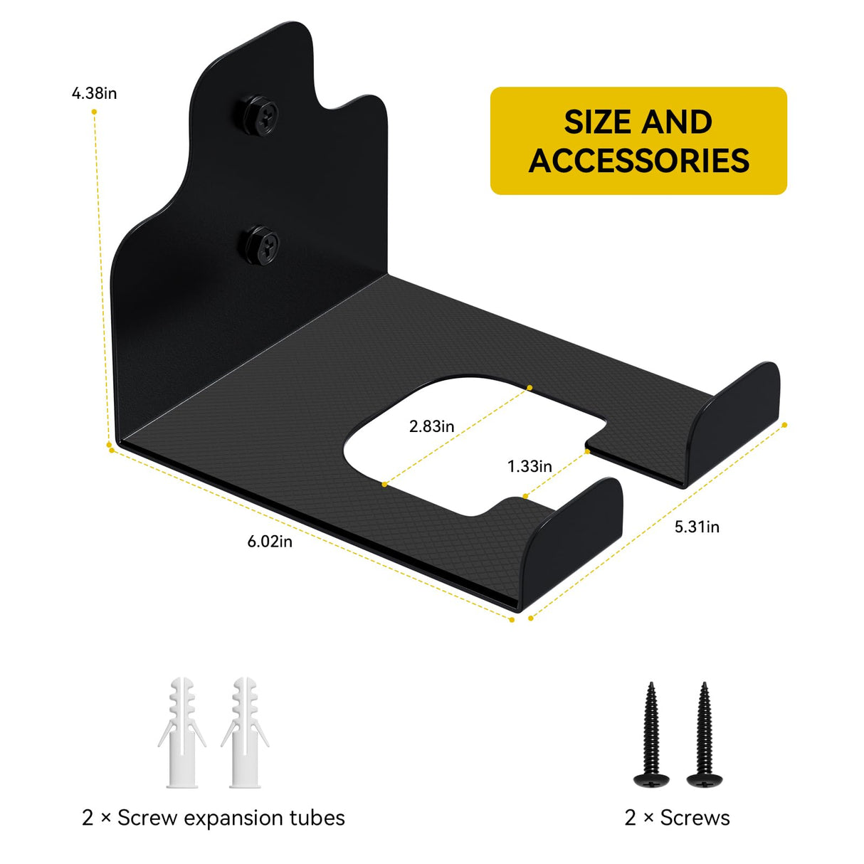 JNIHEEP Garage Organizer Trimmer Rack, Garden Power Tool Hanger Weed Whackers Holder Wall Mounted for Grass Trimmer, Hedge Trimmer, Garage Trimmer, Garden Tools,1 Pack JNIHEEP