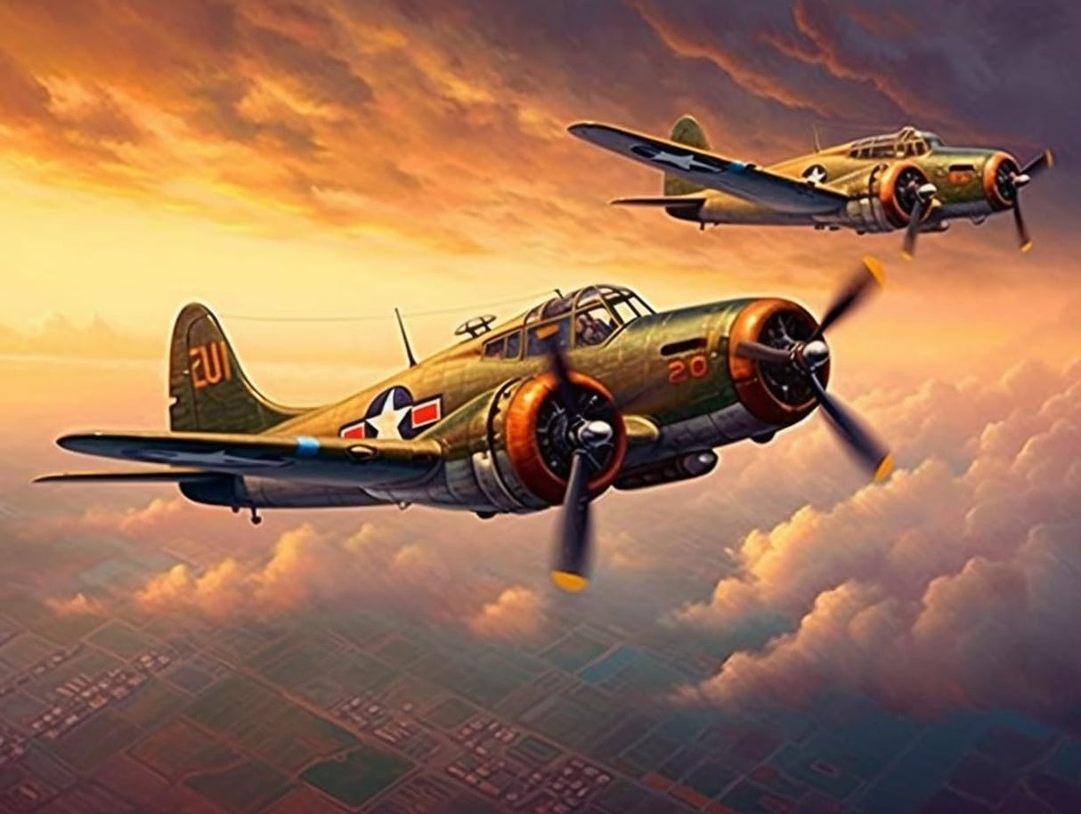 Diamond Art Kits for Adults Diamond Art Painting Kits for Adults Beginners, 5D DIY Round Rhinestone Gem Art Crafts Vintage Airplane Air Jet Fighter 11.7x15.8inches/30x40cm WoodArtSupply