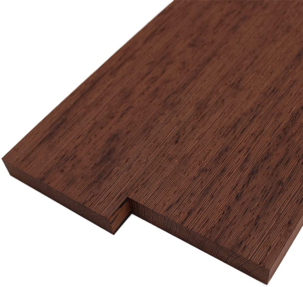 Wenge Lumber Boards - 3/4" x 4" (2 Pcs) (3/4" x 4" x 24") Barrington Hardwoods