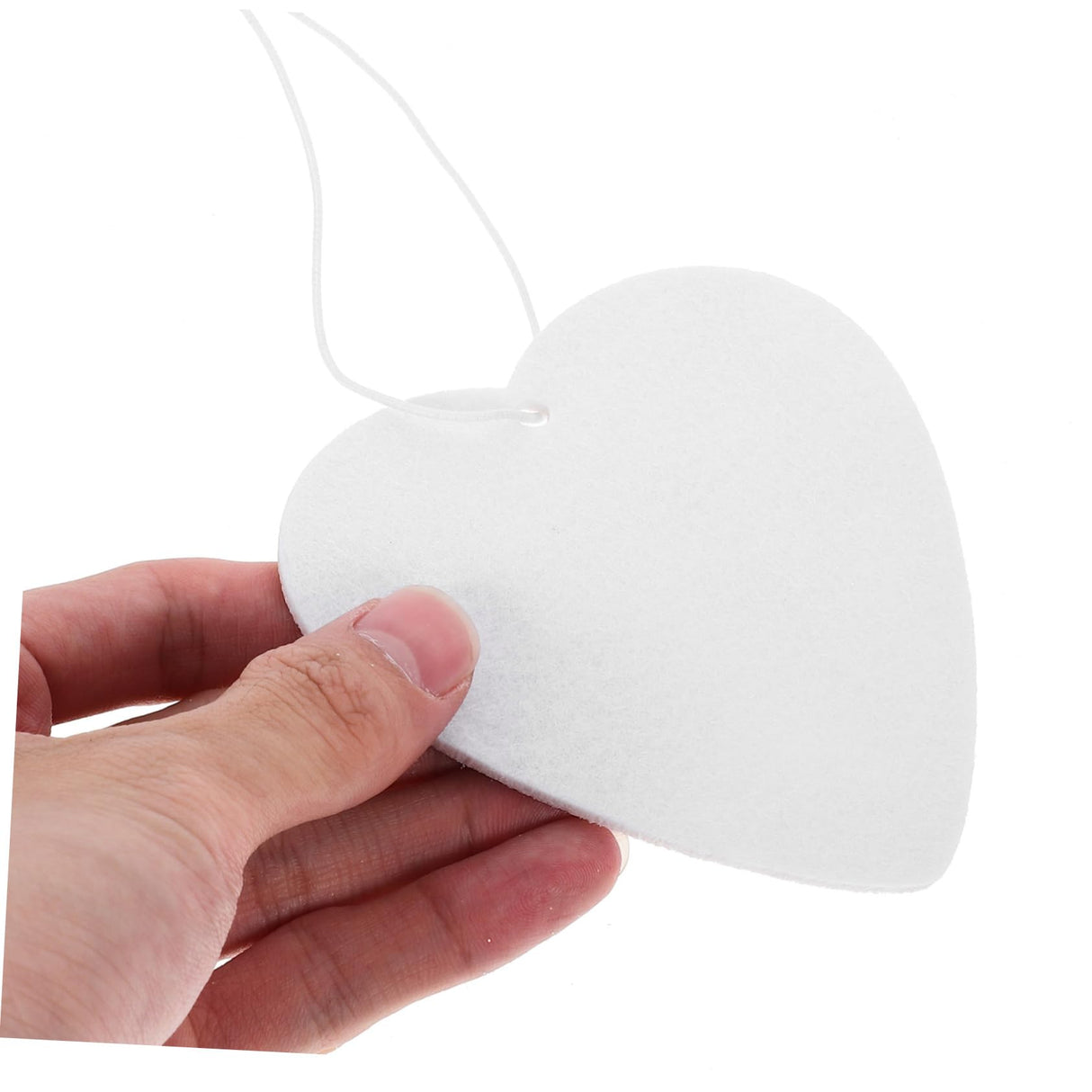 SUPVOX 1 Set Felt Aroma Diffuser Heat Transfer Felt Sublimation Blank for Sublimation Heart Sublimation Air Freshener Sublimation Ornament Blanks Decorate Love SUPVOX